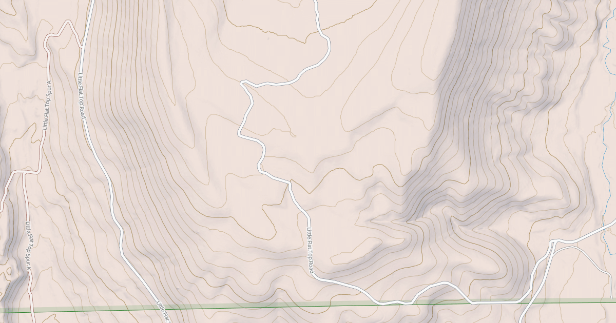 Map preview of LITTLE FLAT TOP
