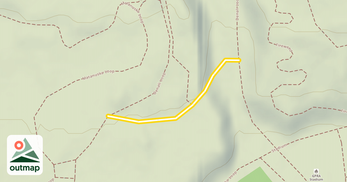 Map of Matanuska Loop