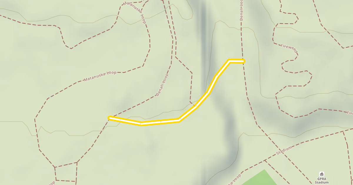 Map preview of Matanuska Loop