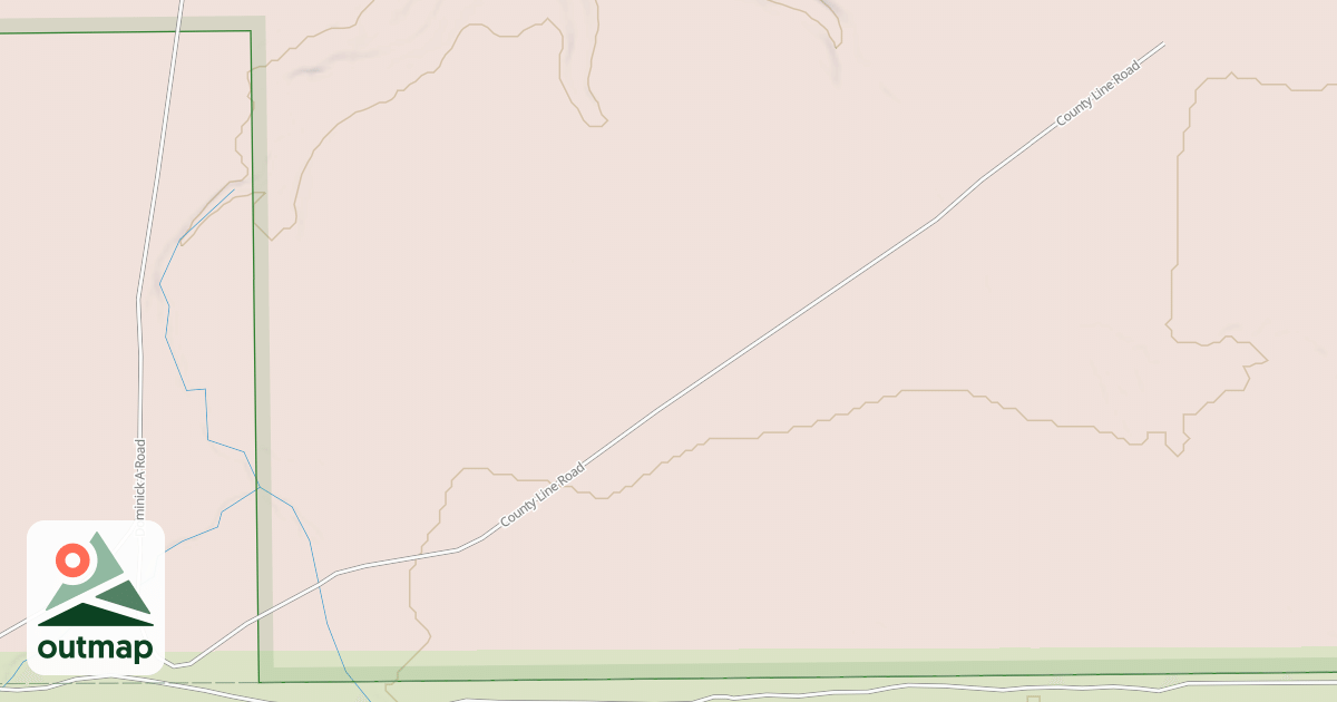 Map of COUNTY LINE