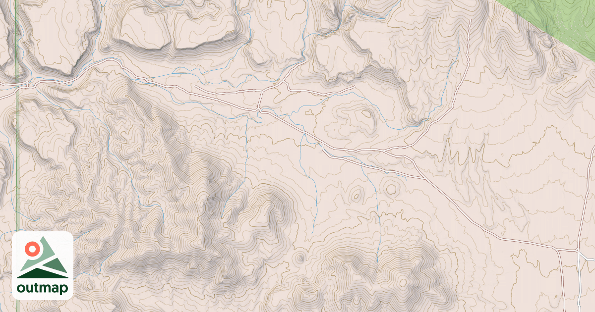 Map of CASTLE ROCK