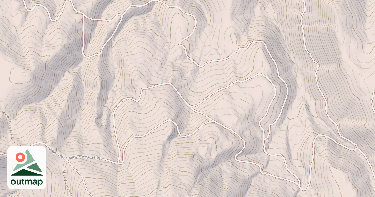 Map of COTTONWOOD