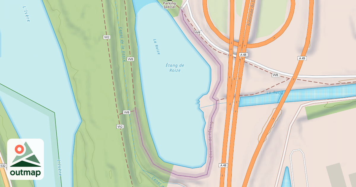 Map of Chemin de l'Étang