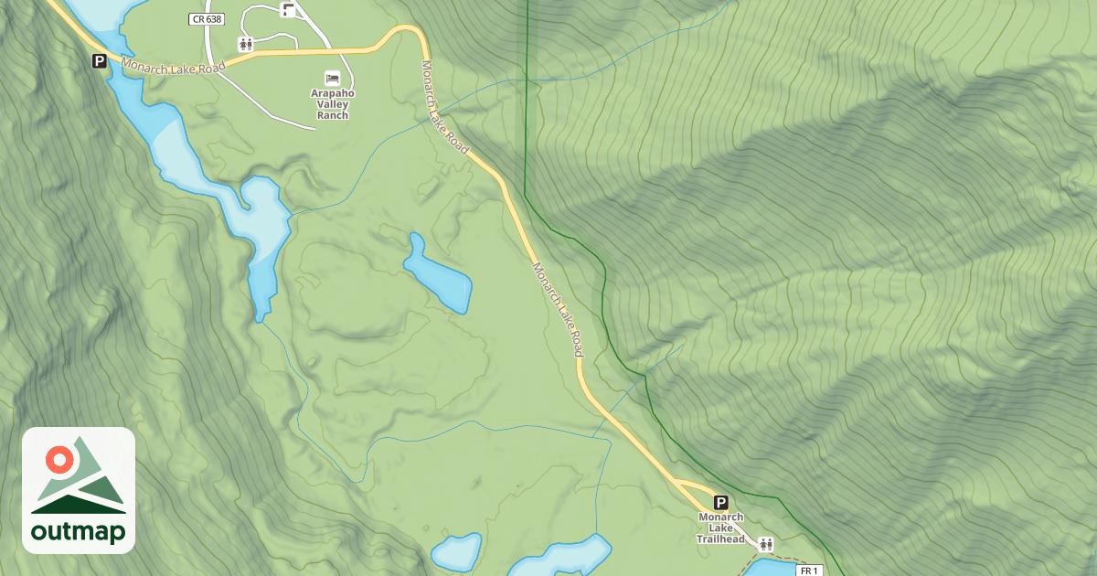 Map of ARAPAHO BAY
