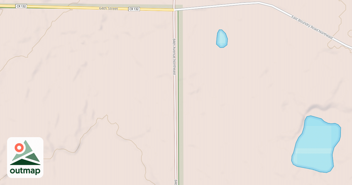 Map of E BOUNDARY SPUR C(84TH AVE NE)