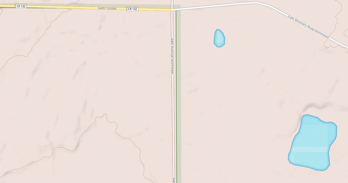 Map preview of E BOUNDARY SPUR C(84TH AVE NE)