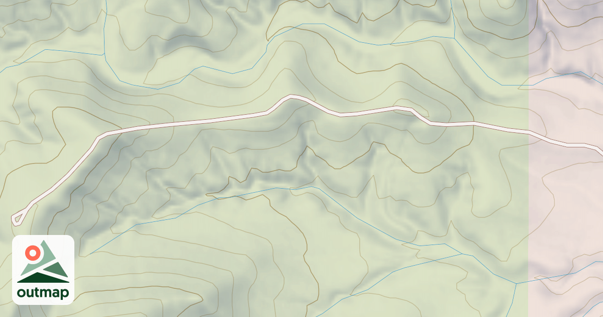 Map of 16052: Bitterwater Creek  Spur 00.0  Seg 1