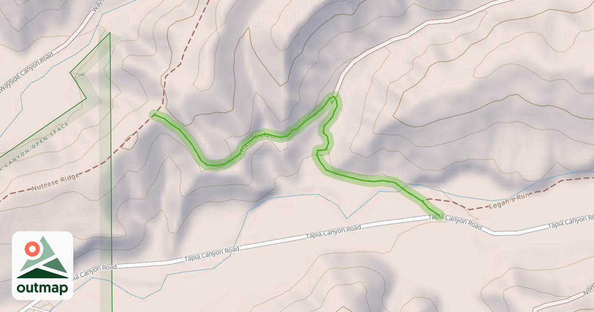 Map of Nutcase Detour