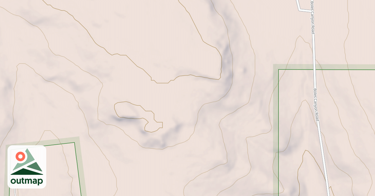 Map of BOLES CANYON BR 7B