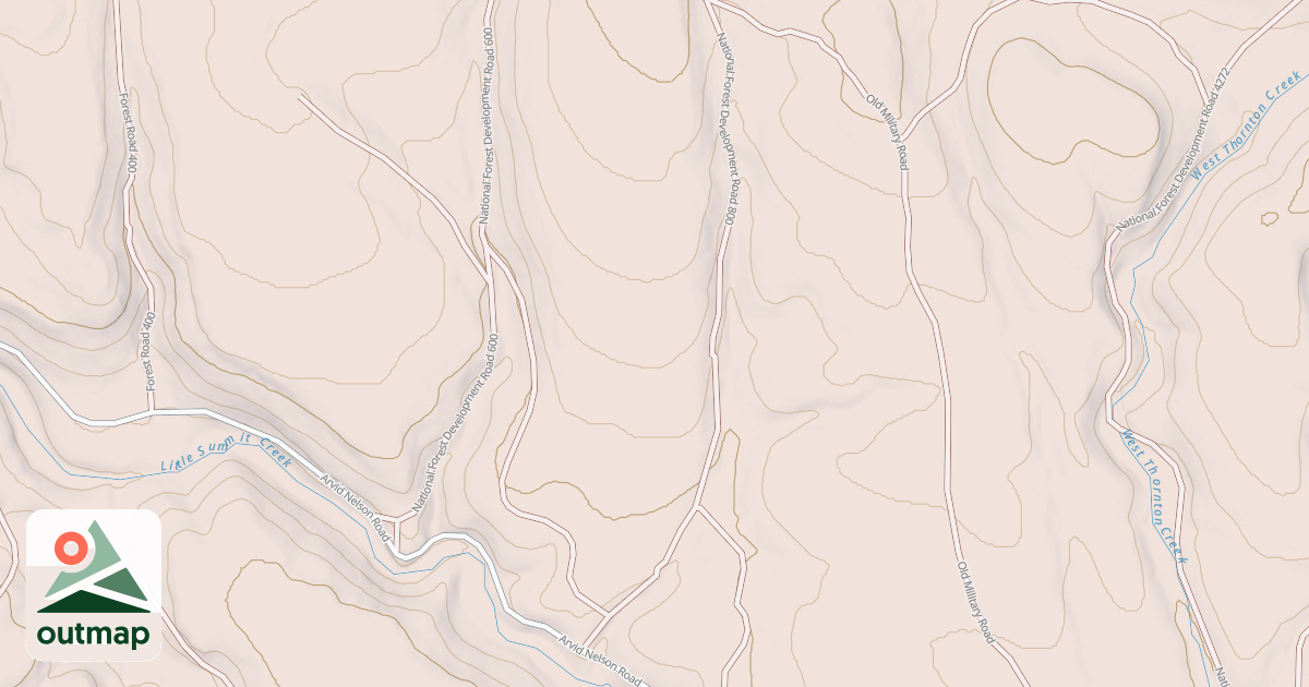 Map of USFS Motor Vehicle Use Map Roads {374A8384-671E-4BBF-9FE0-EB538EB3AF68}