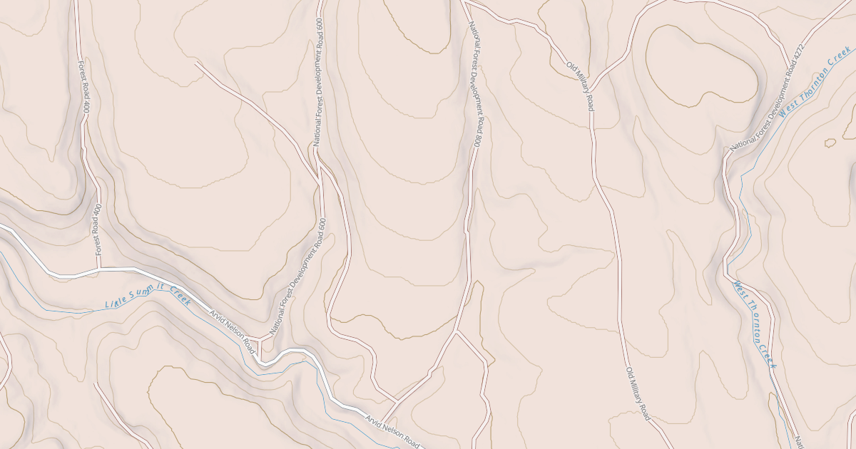 Map preview of USFS Motor Vehicle Use Map Roads {374A8384-671E-4BBF-9FE0-EB538EB3AF68}
