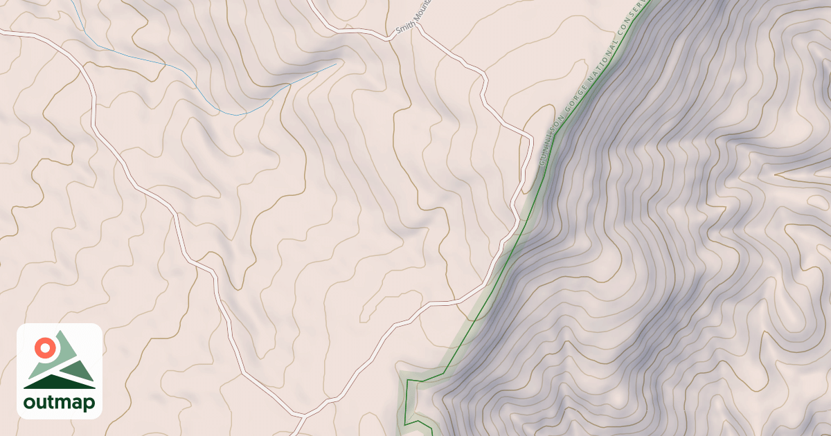 Map of BLM National GTLF Public Motorized Roads c64497c2-286b-4637-bb7f-8e8c9c3ee41e