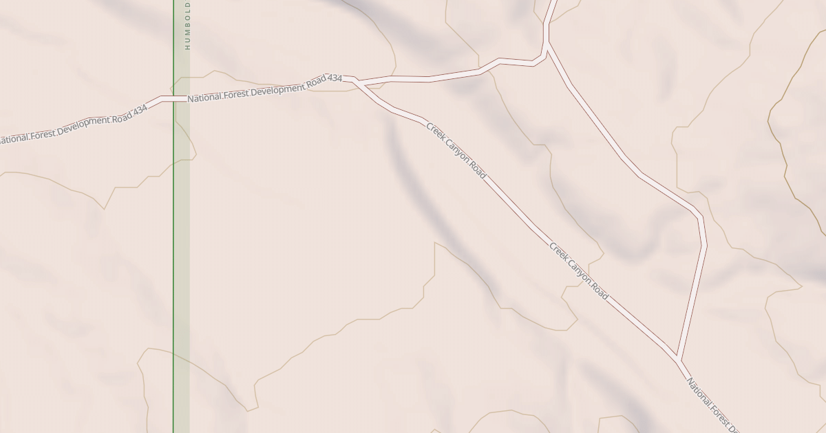 Map preview of NW ROUND MOUNTAIN ROAD