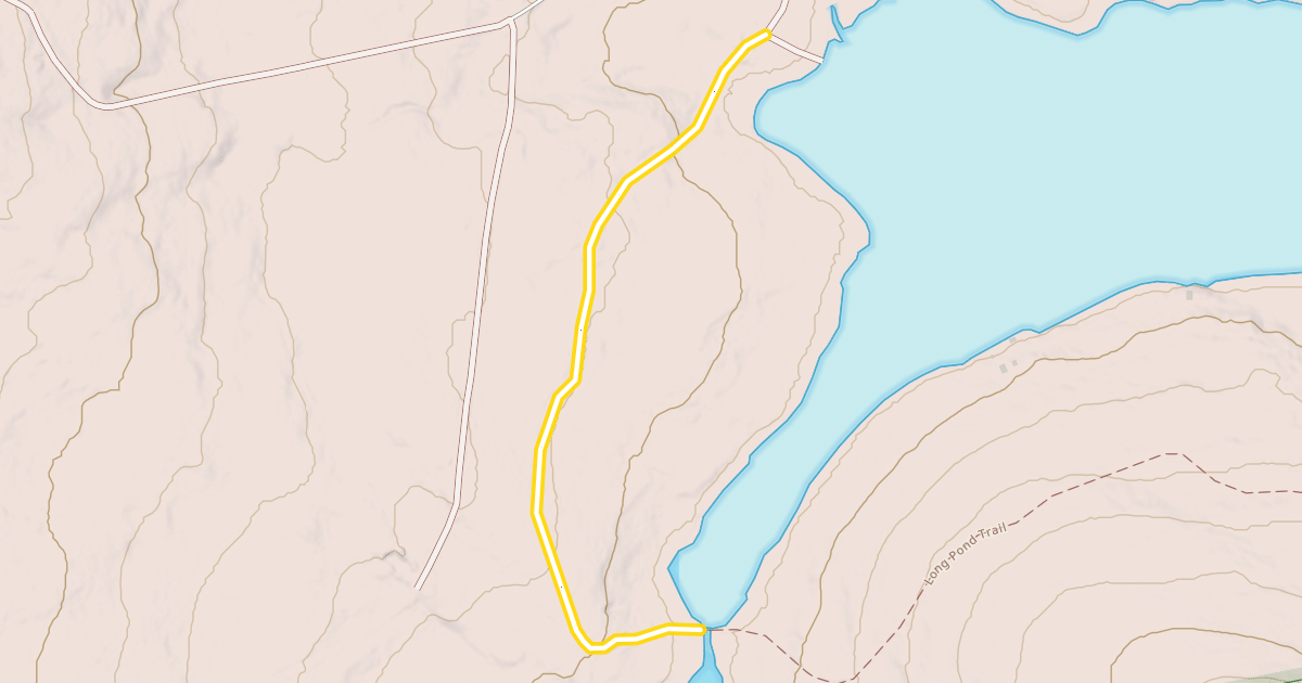 Map preview of Long Pond Trail