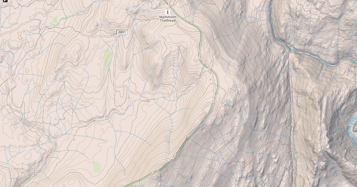 Map preview of Cattle Mountain