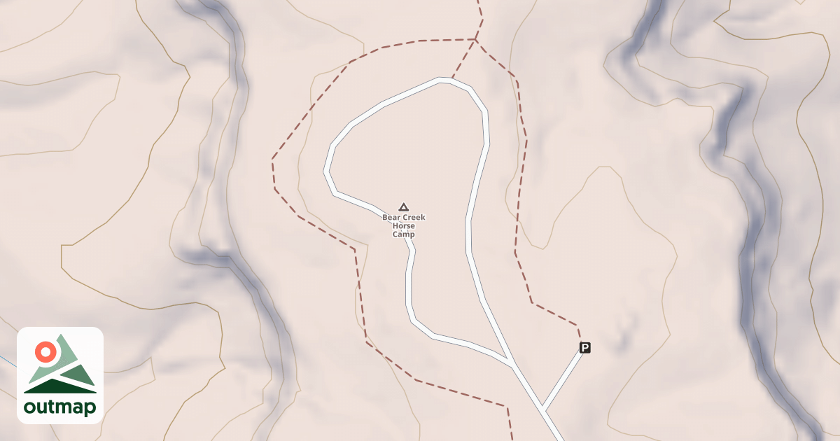 Map of Bear Creek Loop