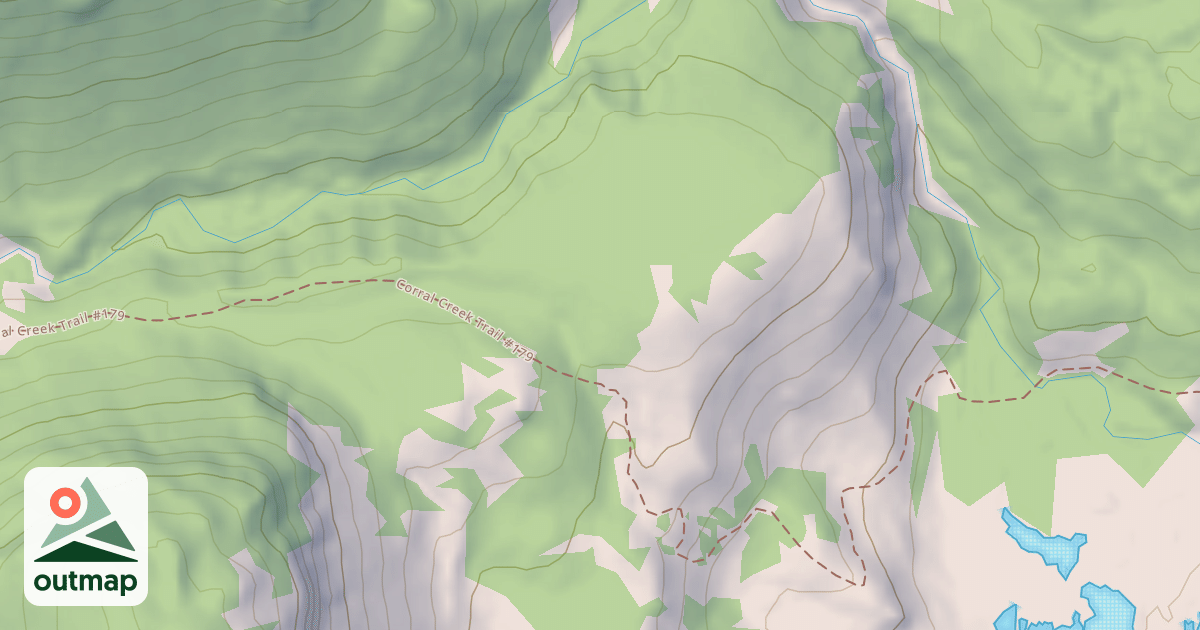 Map of CORRAL CREEK