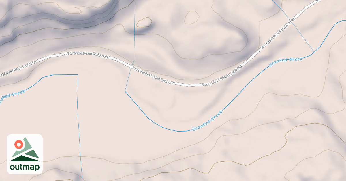 Map of CROOKED CR SHG