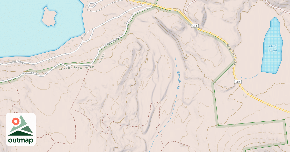Map of Silver Lake Trail 1