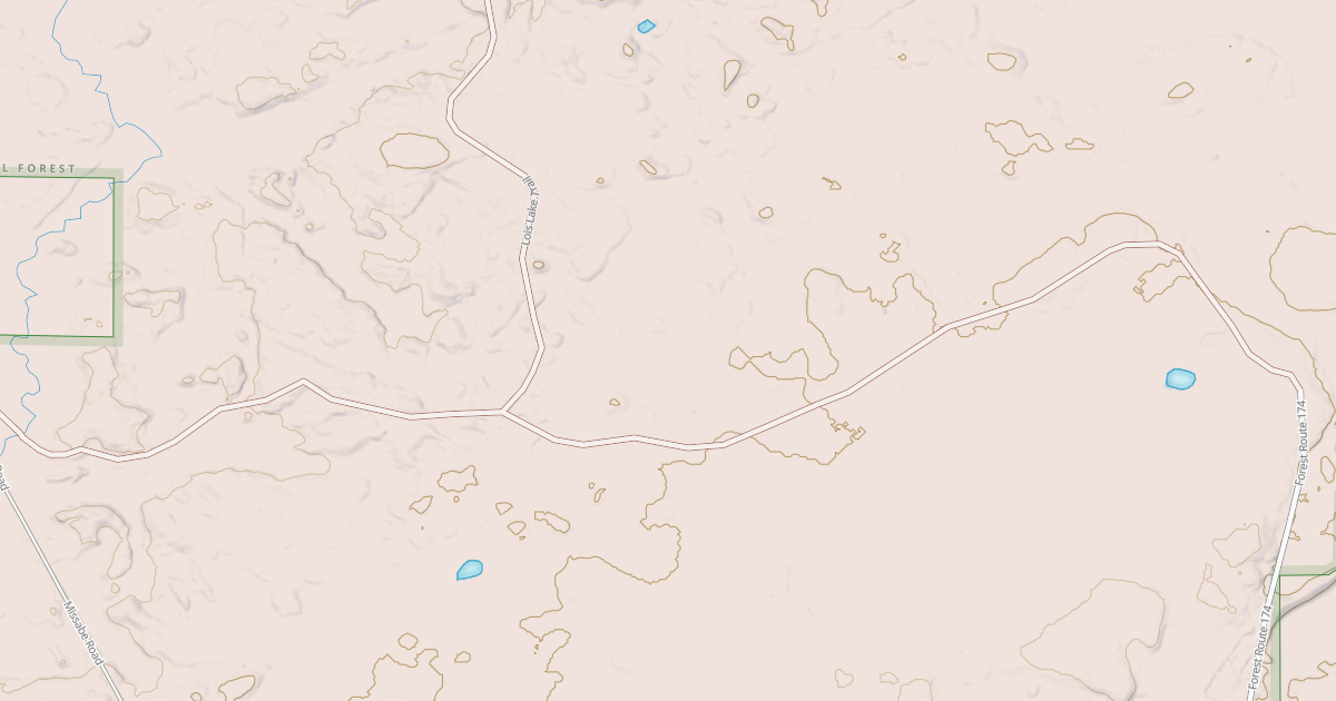 Map preview of LUNCH LAKE