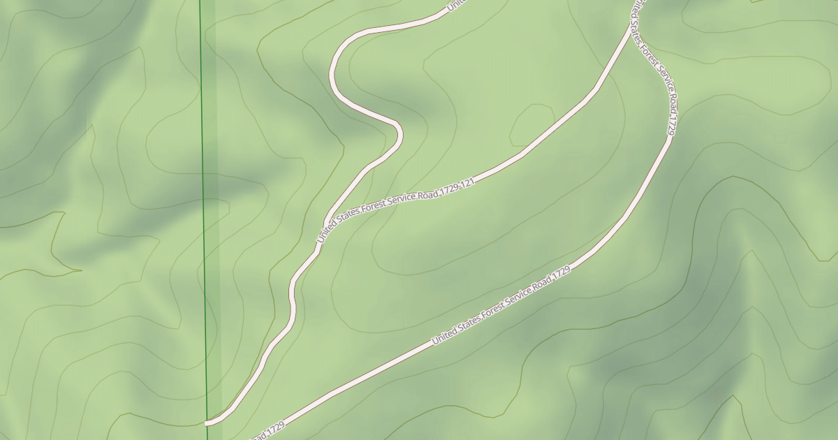 Map preview of USFS National Forest System Roads {9BE4D9F1-301D-4601-ABDA-EE72ED935490}