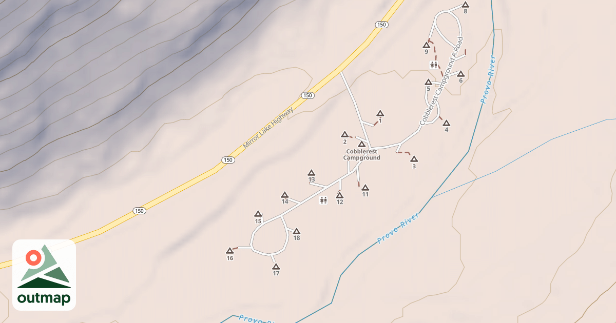 Map of COBBLEREST CG