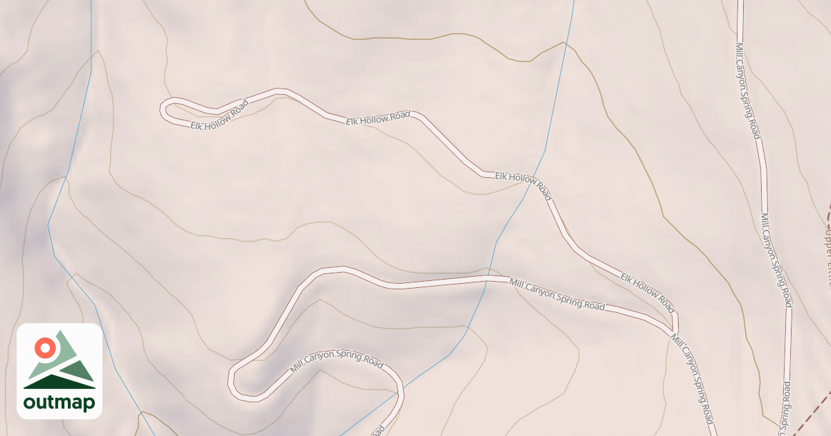 Map of ELK HOLLOW