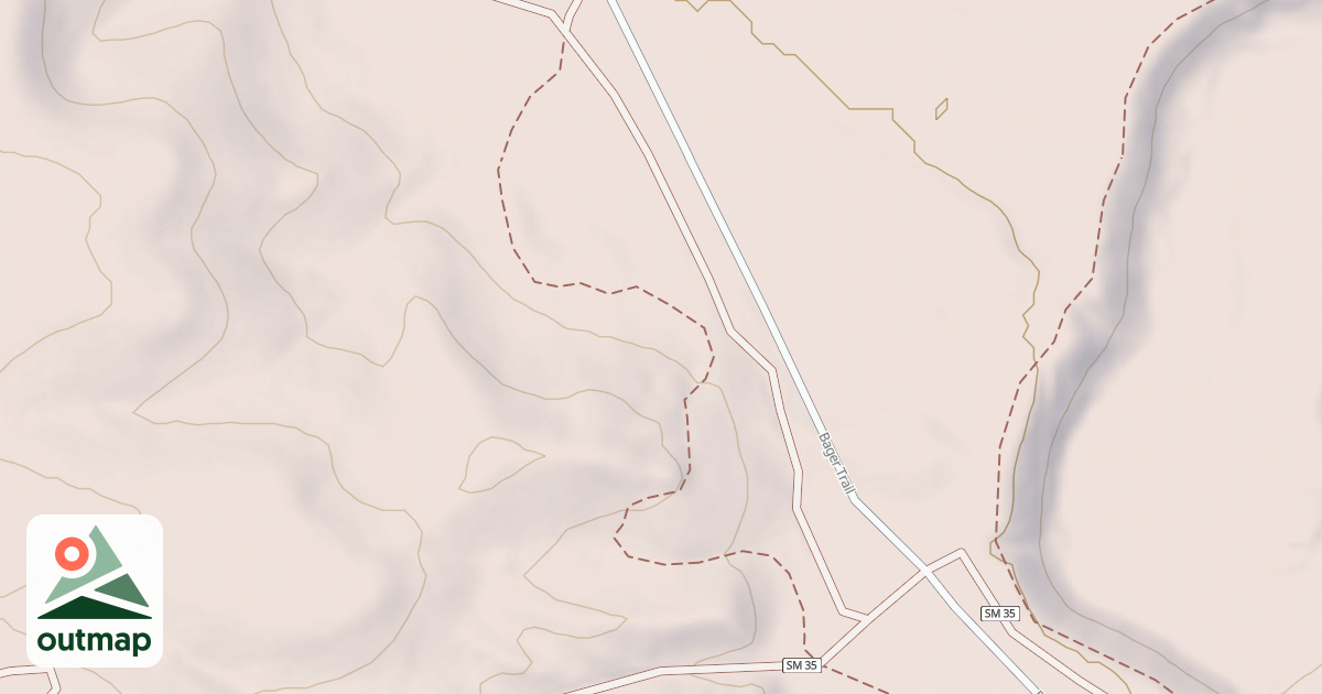 Map of Lincoln Hills Motorcycle Trail