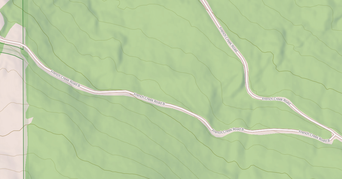 Map preview of FRENCH CREEK B
