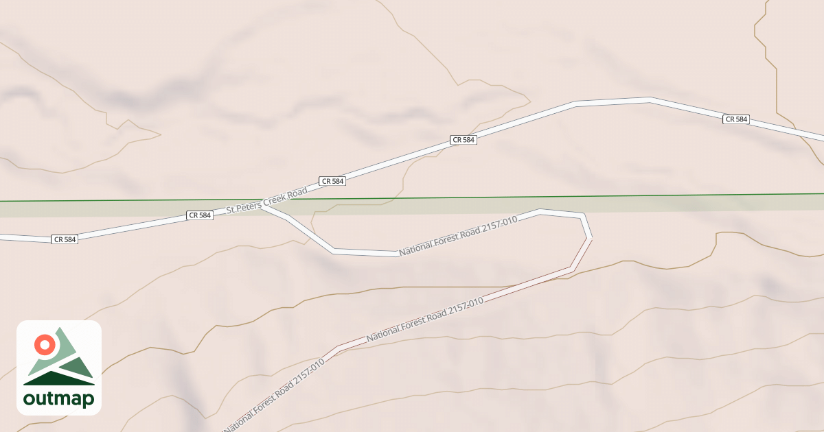 Map of SOUTH FORK LOOP