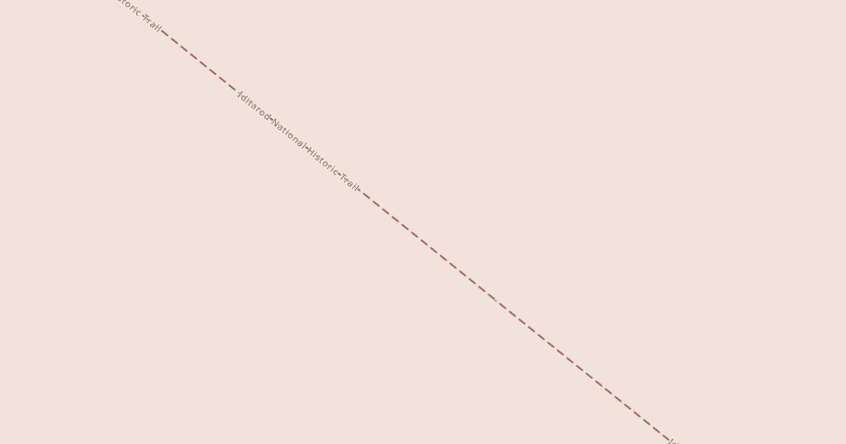 Map preview of Willow to Nome Winter Trail
