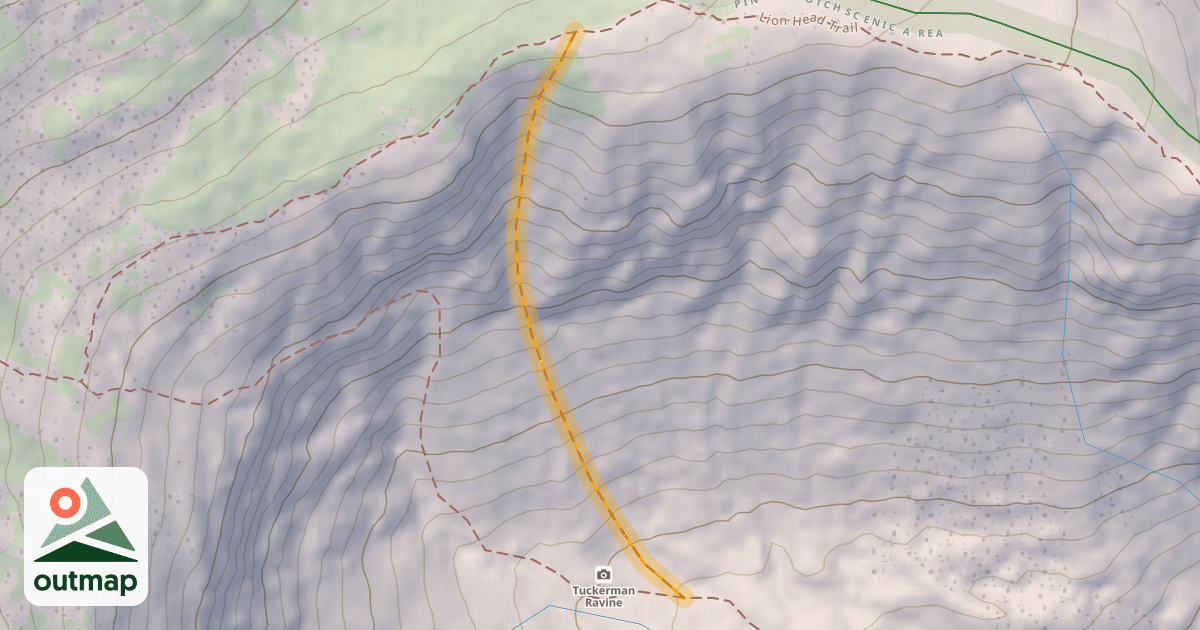 Map of Right Gully