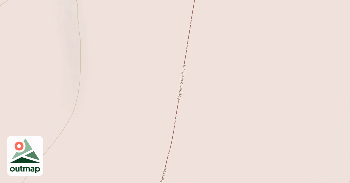 Map of Copper Lake Trail
