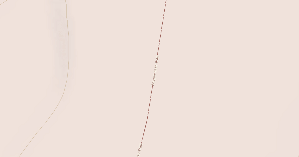 Map preview of Copper Lake Trail