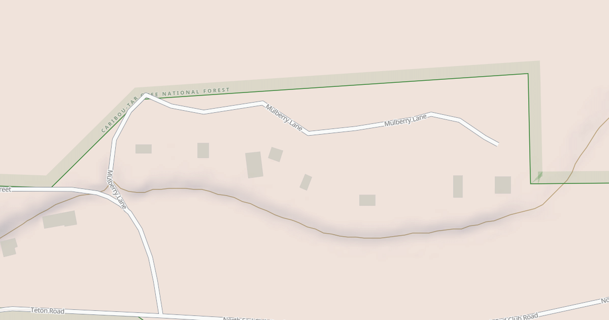 Map preview of NORTH FORK SH SPUR