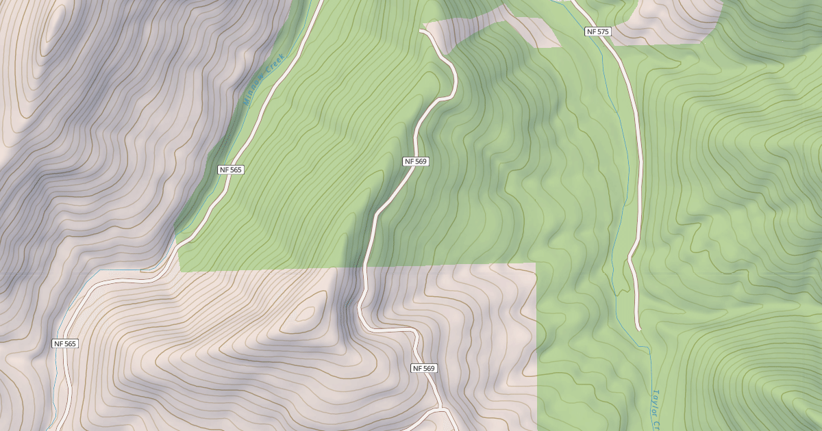 Map preview of MINNOW RIDGE