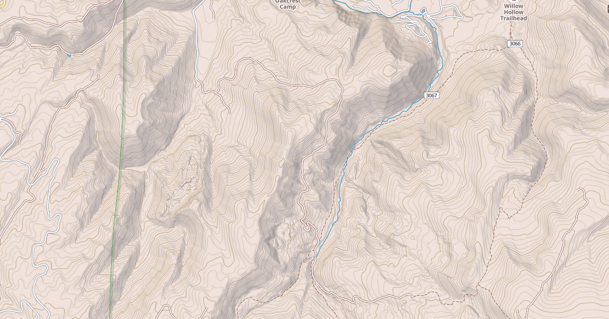 Map preview of CAMPBELL HOLLOW RIDGE