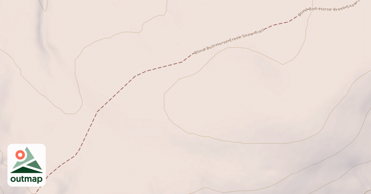 Map of Blind Bull/horse Creek