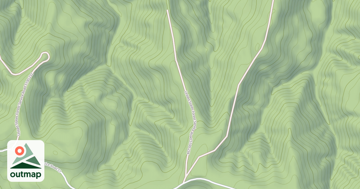 Map of USFS Motor Vehicle Use Map Roads {18F6E867-2BEE-4391-91E4-73691A655CB6}