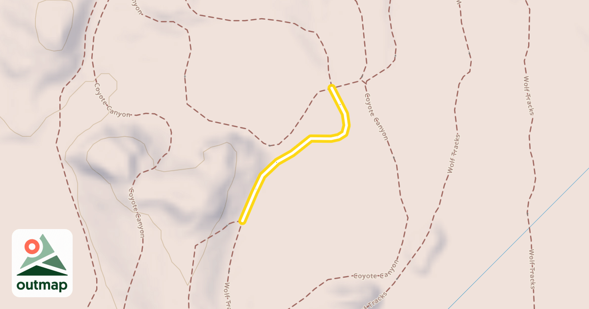 Map of Wolf Tracks