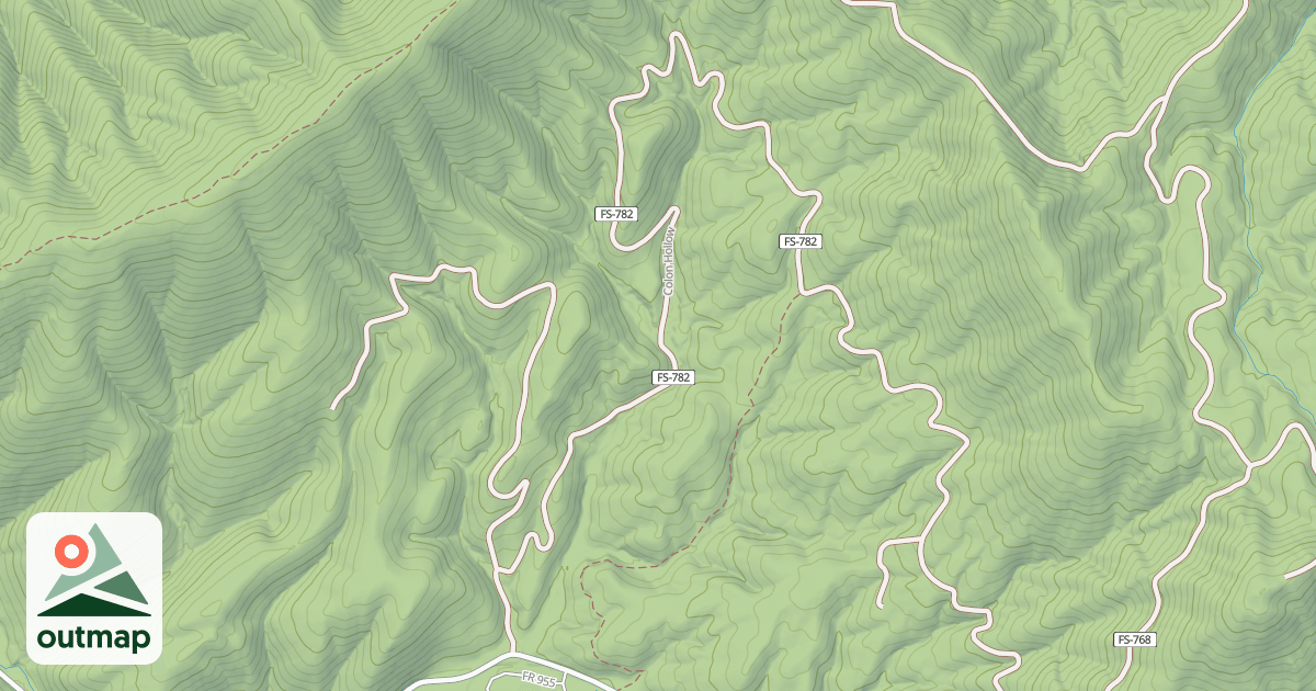 Map of COLON HOLLOW