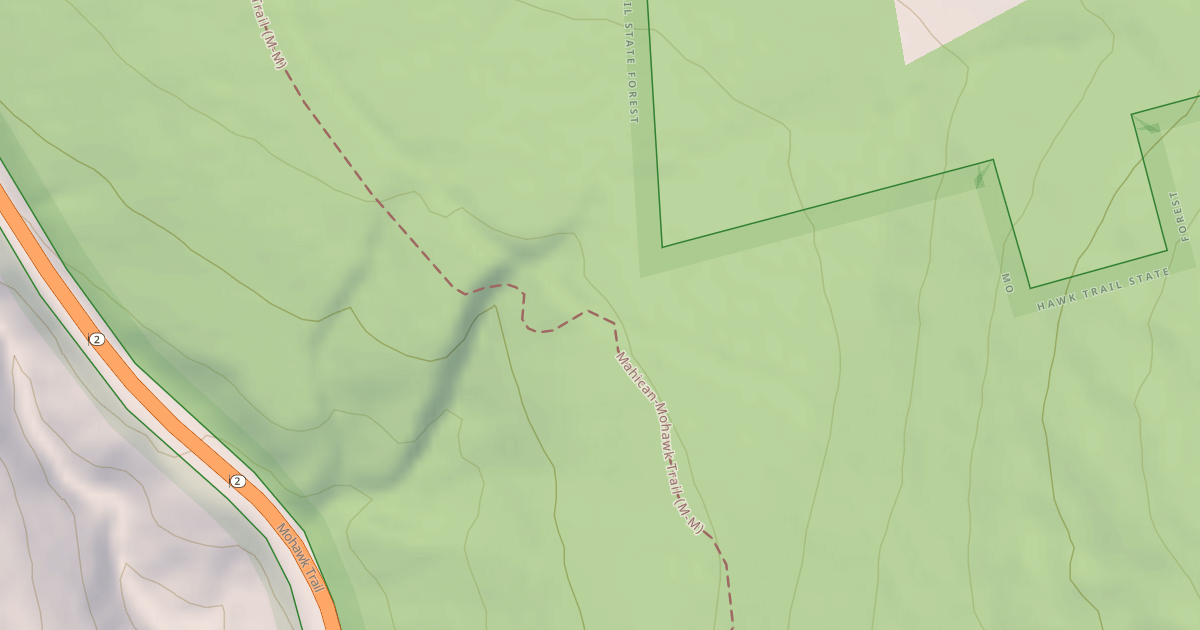 Map preview of Mahican Mohawk Trail