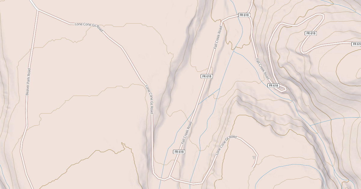 Map preview of FALL CREEK