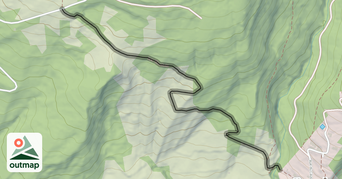 Map of Les Cloutets