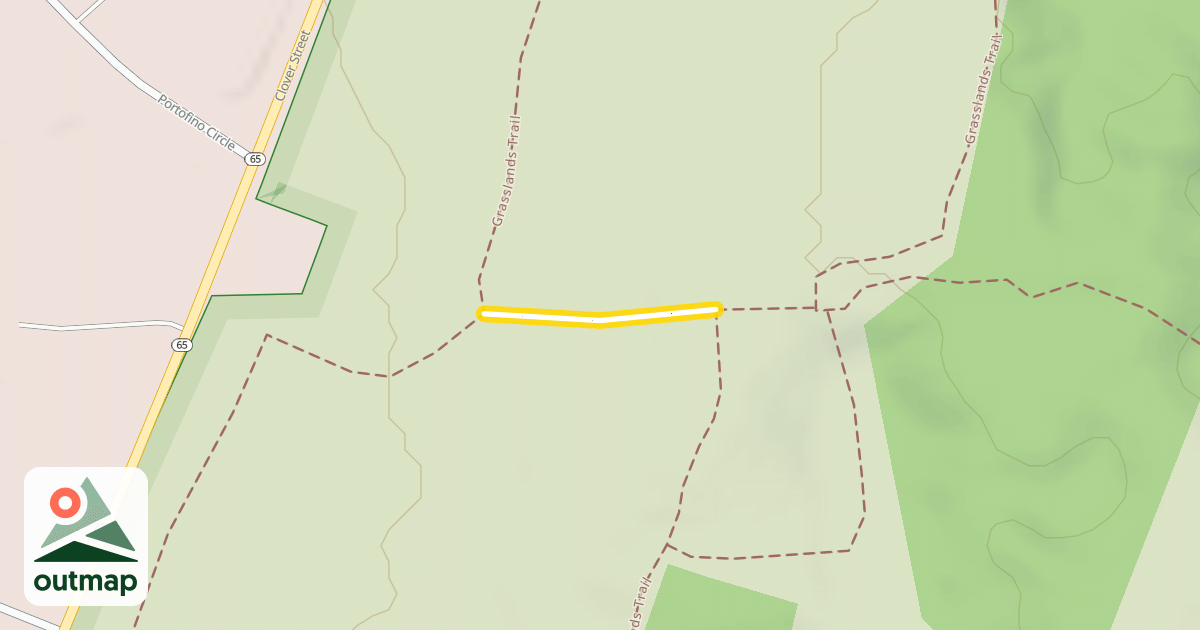 Map of Grasslands Trail
