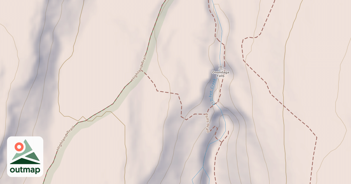 Map of Ricketts Glen State Park Trails