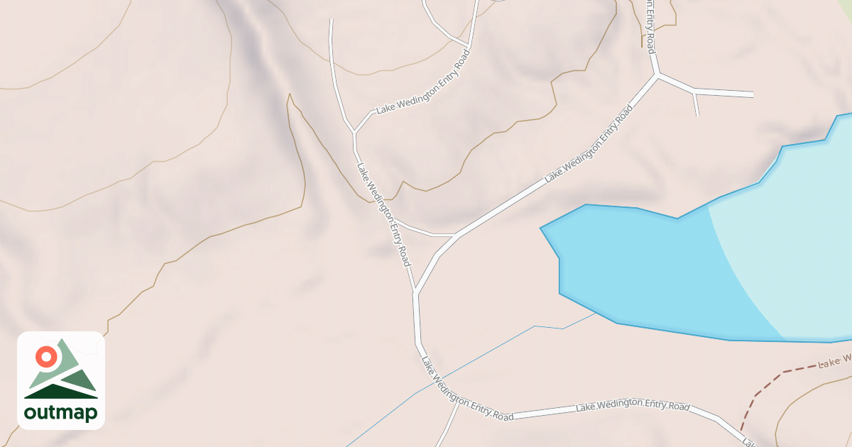 Map of WEDINGTON BIG Y TO CABINS