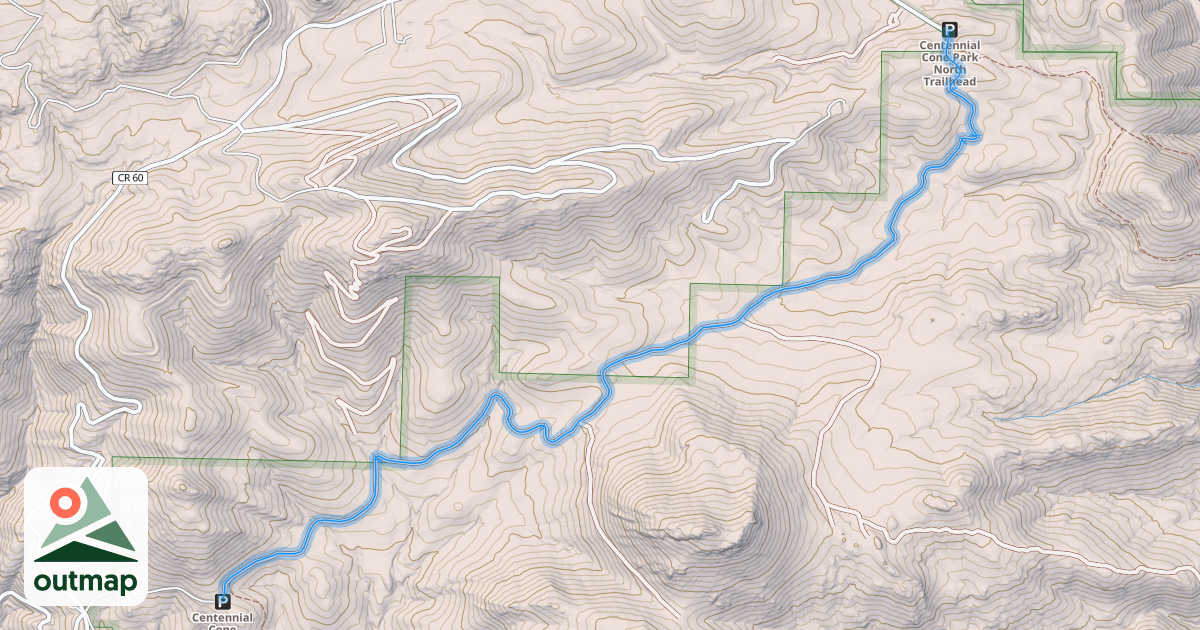 Map of Elk Range Trail