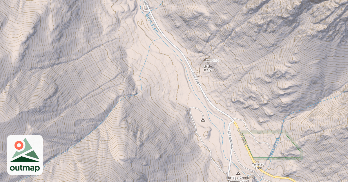 Map of CASHMER MTN. GROUP SITE