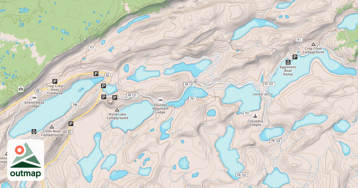 Map of Sunlight To Powderhorn Sno